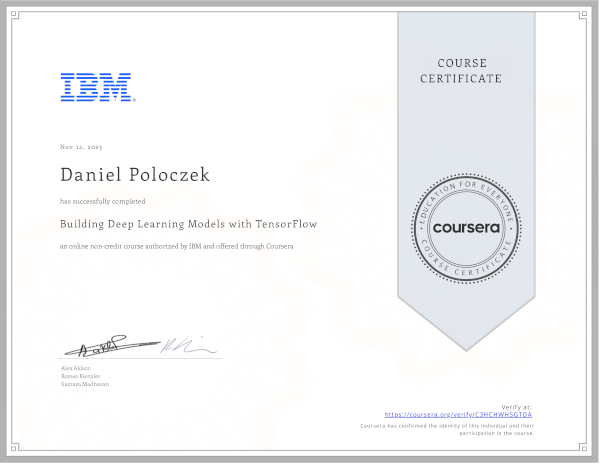 Building Deep Learning Models with TensorFlow