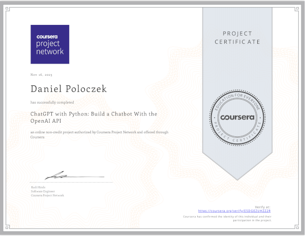 ChatGPT with Python: Build a Chatbot With the OpenAI API